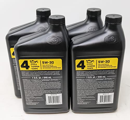 Champion 100162119 Full Synthetic Motor Oil 5W-30 Quart Bottle (Pack of 4)