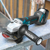 Makita XAG11T 18V LXT Lithium-Ion Brushless Cordless 4-1/2?/ 5" Paddle Switch Cut-Off/Angle Grinder Kit, with Electric Brake (5.0Ah)