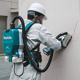 Makita XCV10ZX 18V X2 LXT Lithium-Ion (36V) Brushless Cordless 1/2 Gallon HEPA Filter Backpack Dry Dust Extractor, AWS Capable, Tool Only