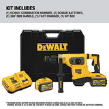 DEWALT FLEXVOLT 60V MAX Rotary Hammer/Drill Combination Kit, 1-9/16-Inch (DCH481X2)