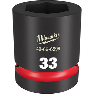 Milwaukee 49-66-6598 SHOCKWAVE™ Impact Duty™ 1" Drive 33MM Standard 6 Point Socket