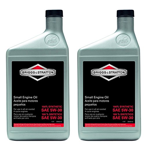 Briggs and Stratton 1-Quart 5W-30 Synthetic Oil - 2 Pack (64oz) #100074 x 2