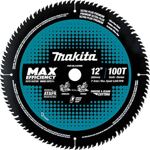 Makita B-67000 12" 100T Carbide-Tipped Max Efficiency Miter Saw Blade