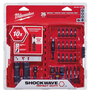 Milwaukee Electric Tool 48-32-4408 Shockwave Drive & Fasten Bit Set