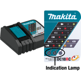 Makita DC18RC 18V LXT® Lithium-Ion Rapid Optimum Charger