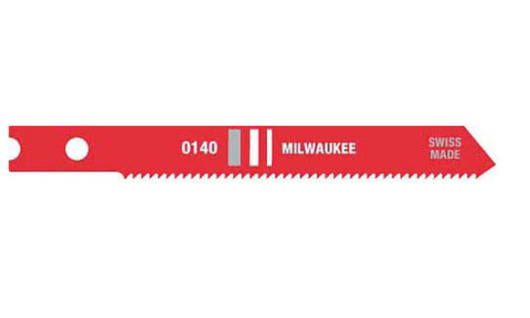 Milwaukee 48-42-0140 2-3/4 in. 24 TPI High Speed Steel Jig Saw Blade 5PK