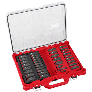 Milwaukee 49-66-6805 SHOCKWAVE™ Impact Duty™ Socket 3/8” Dr 36PC SAE/MM PACKOUT™ Set