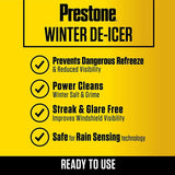 Prestone AS253 De-Icer Windshield Washer Fluid, Freeze Protection 1 Gallon