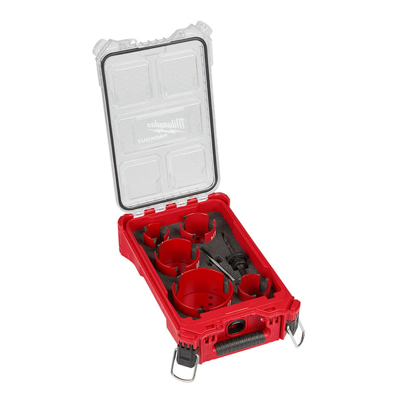 Milwaukee 49-56-9295 9 pc. Big Hawg™ with Carbide Teeth PACKOUT™ Kit