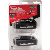 Makita BL1820B-2 18V LXT® Lithium-Ion Compact 2.0Ah Battery, 2 pack