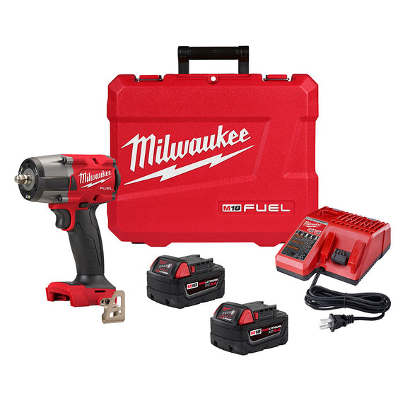 Milwaukee 2960-22 M18 FUEL™ 3/8 Mid-Torque Impact Wrench w/ Friction Ring Kit