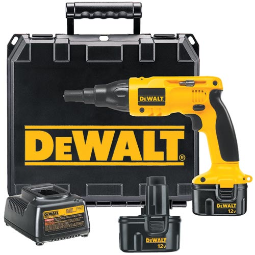 DEWALT DW979K-2 Cordless 12V Drywall/Deck Screwdriver Kit