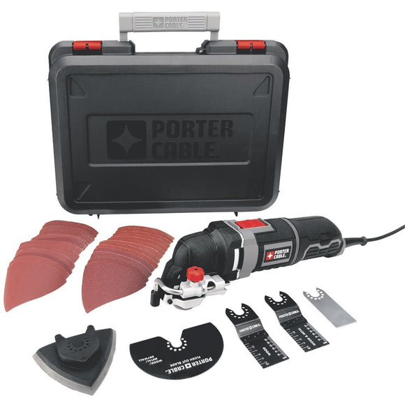 Porter Cable PCE605K 3 Amp Oscillating Multi-Tool Kit w/31 Acessories