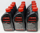Kawasaki 12PK Quart Genuine OEM 4 Cycle Engine Oil K-TECH SAE 10W-30 99969-6081