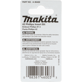 Makita A-96469 ImpactX™ #2 Phillips 1″ Insert Bit, 2 Pack