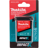 Makita A-99792 ImpactX™ #2 Square Recess 2″ Power Bit, 15 pack