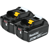 Makita BL1850B-2 18V LXT® Lithium-Ion 5.0Ah Battery, 2 Pack