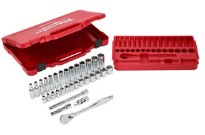 Milwaukee 48-22-9508 3/8 in. Drive 32 pc. Ratchet & Socket Set - Metric